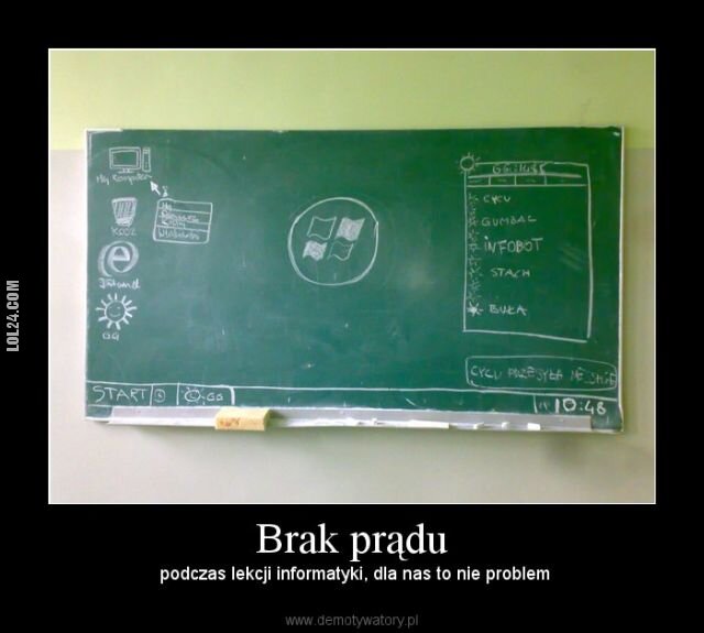 demotywator : Brak prądu