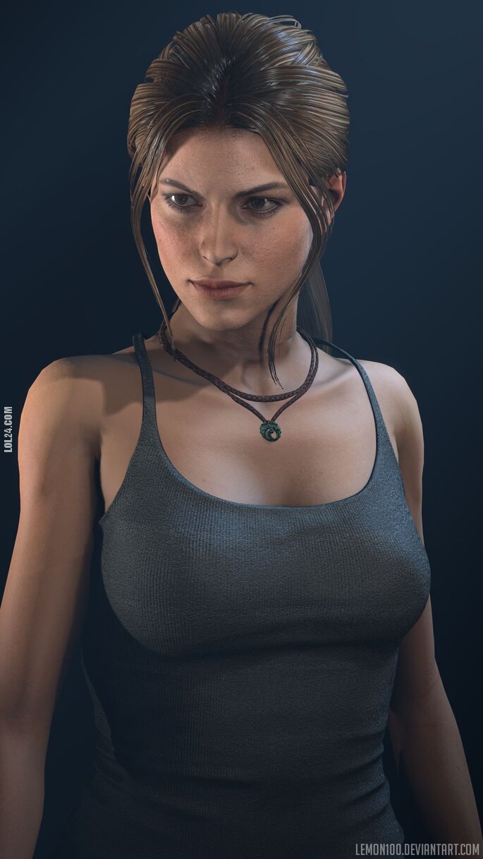 urocza, słodka : Urocza Lara Croft