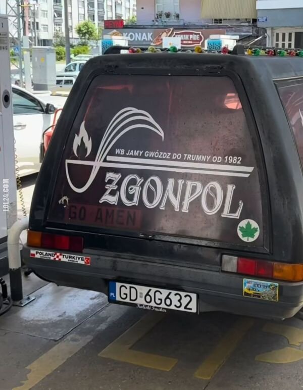 napis, reklama : Zgonpol