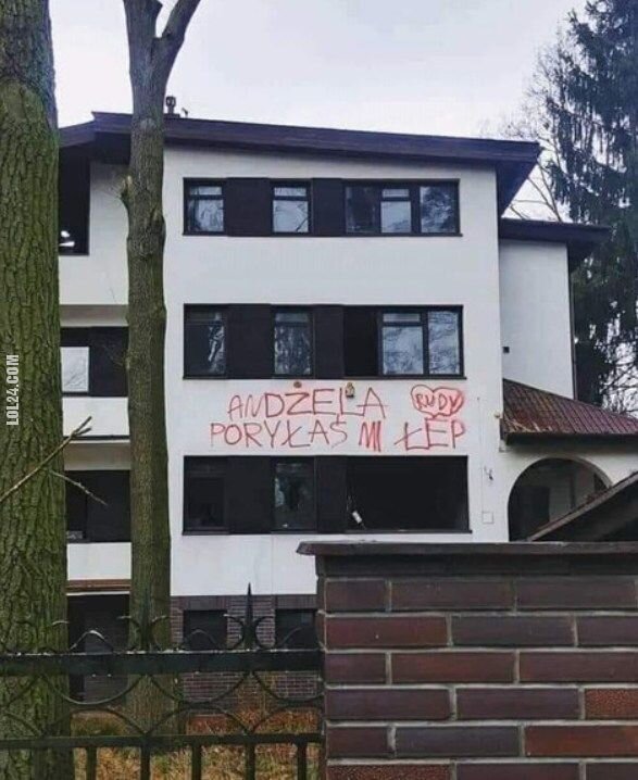napis, reklama : Andzela ...