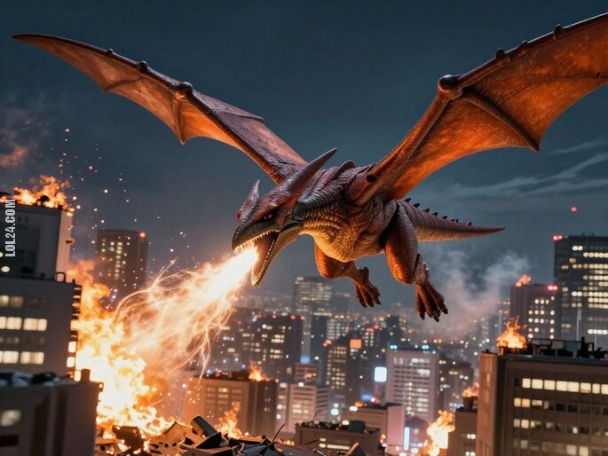 rysunek : Kaiju Rodan