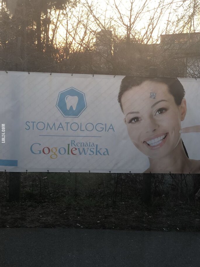 napis, reklama : Stomatolog - Renata Goglewska