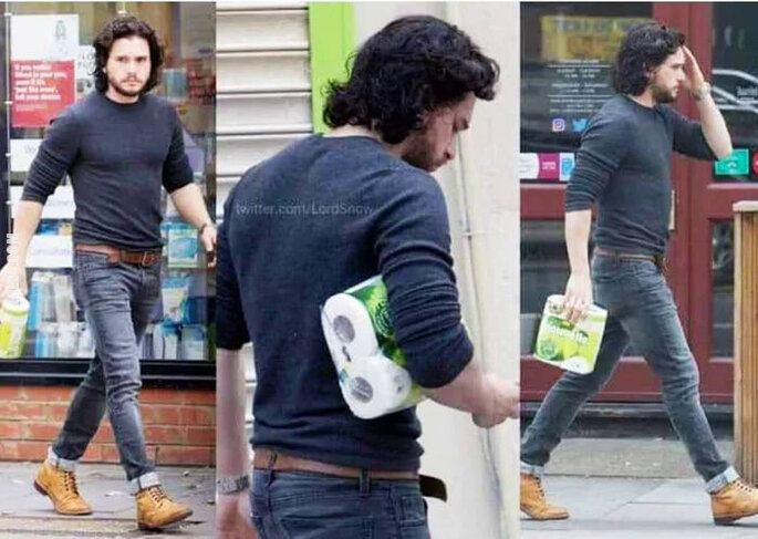 inne : Jon Snow z papierem toaletowym