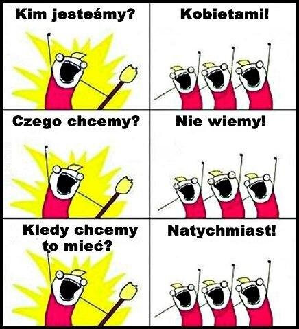 komiczne : Czego chcą kobiety!