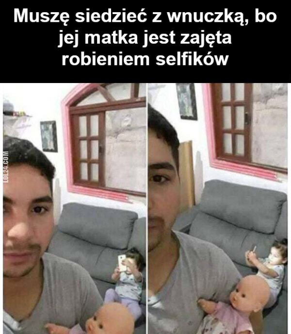 MEM : Matka robi selfie