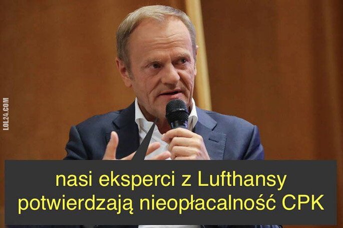 WTF : Tusk: nasi eksperci z Lufthansy potwierdzają nieopłacalność CPK