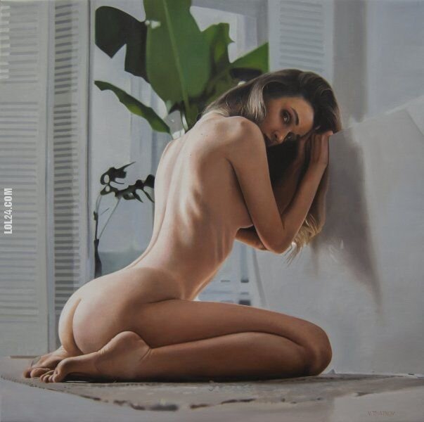 seksowna : Poranne rozciąganie po prysznicu...