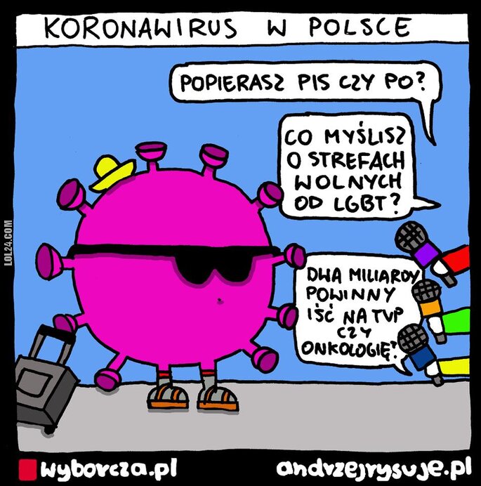 satyra : Koronawirus w Polsce