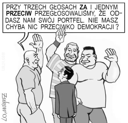 rysunek : Demokracja...