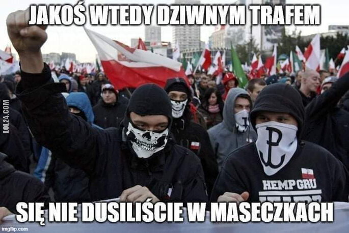 MEM : Jakoś wtedy nie przeszkadzały im maseczki