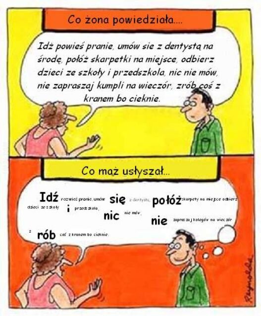 kobieta : Co żona powiedziała...