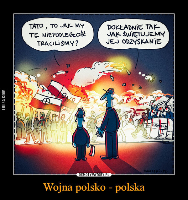 demotywator : Wojna polsko - polska