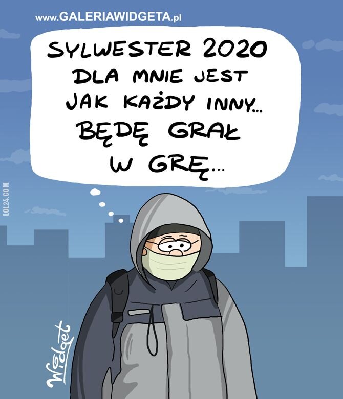 rysunek : Sylwester 2020 jak kazdy inny