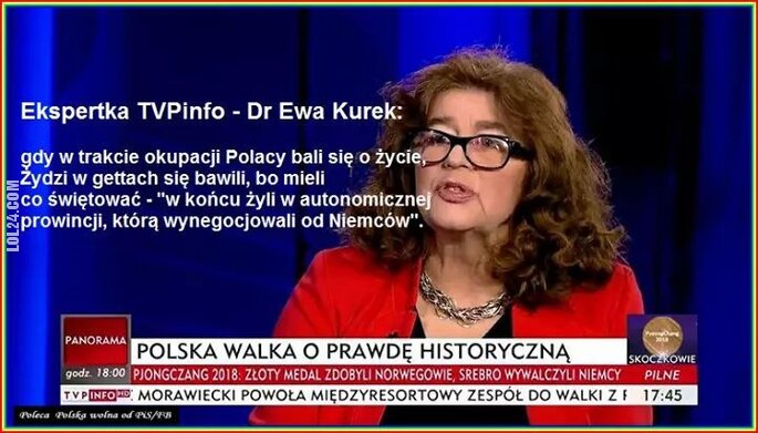 OMG : Ekspertka Dr Ewa Kurek w TVPInfo o okupacji