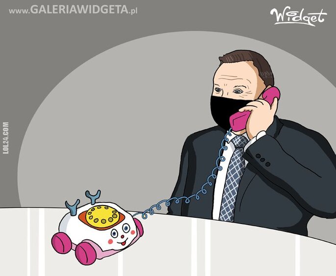 satyra : Telefon -zabawka