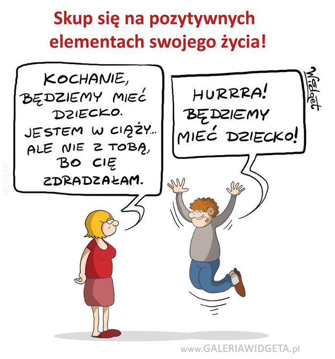 komiczne : Pozytywne myślenie