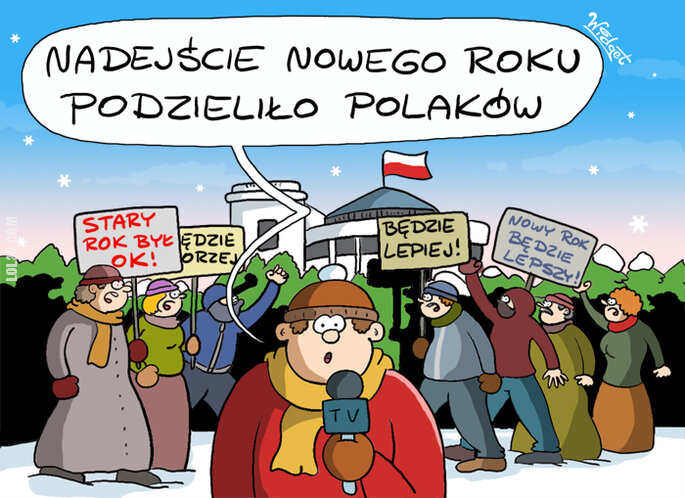 rysunek : Podział Polaków