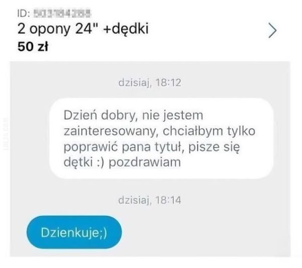 napis, reklama : Dędki