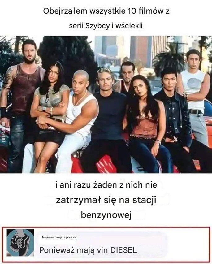 MEM : Szybcy i Wściekli tankowanie