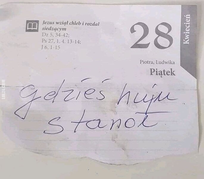 napis, reklama : Gdzieś...