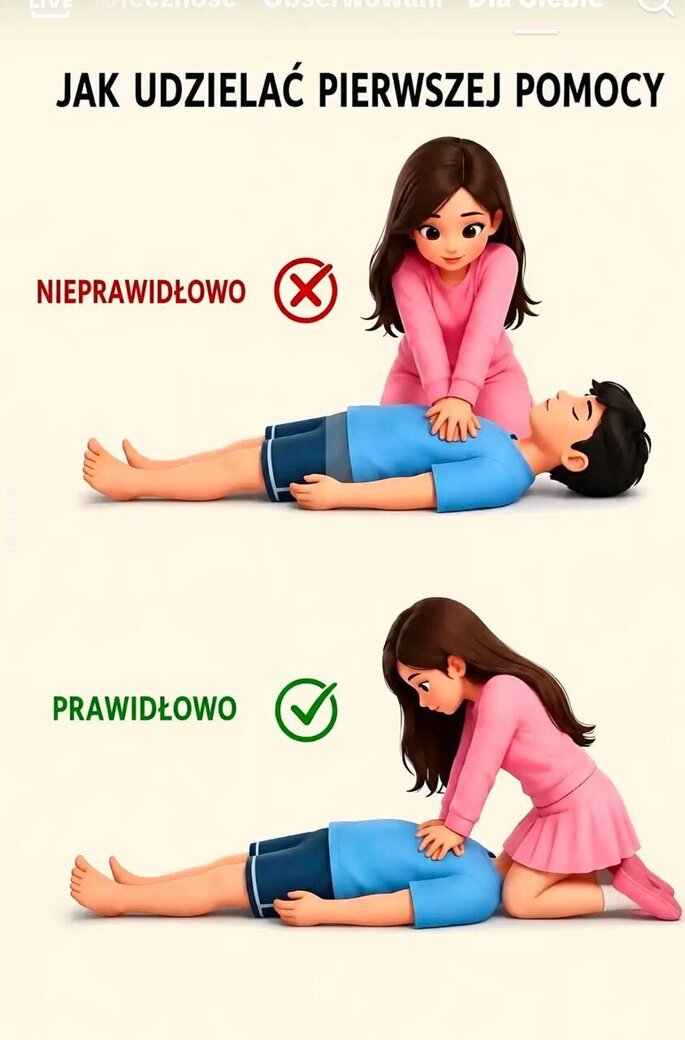 ciekawostka : Pierwsza pomoc instrukcja