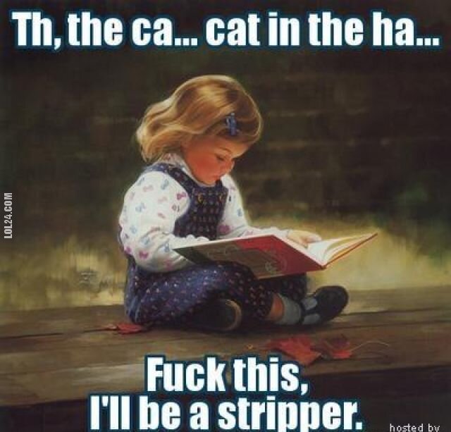 dzieciak : Th, the ca... cat in the ha..