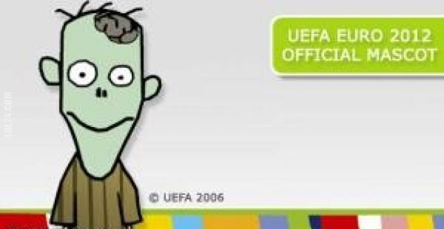 napis, reklama : Maskotka Euro 2012