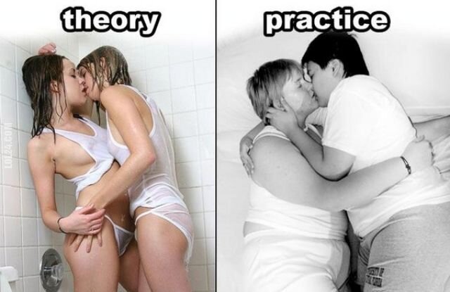 kobieta : Teoria kontra praktyka.