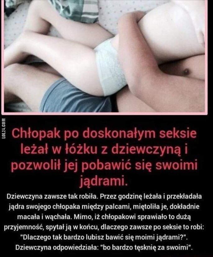 mężczyzna : Po dobrym seksie.....