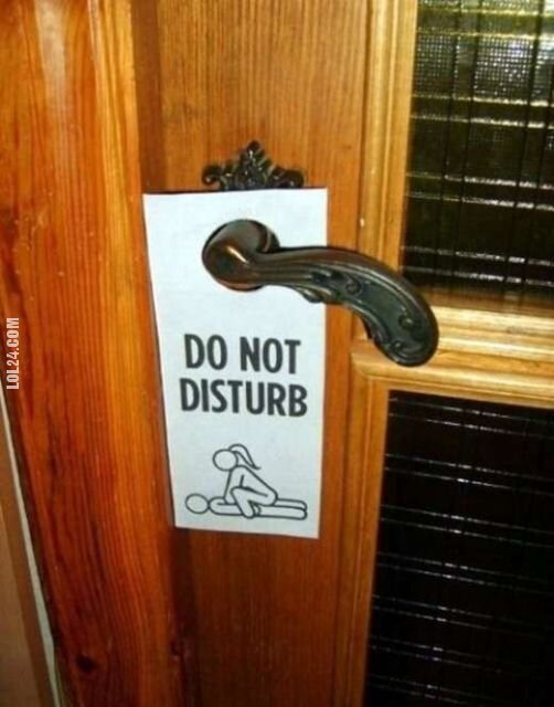 napis, reklama : Do Not Disturb