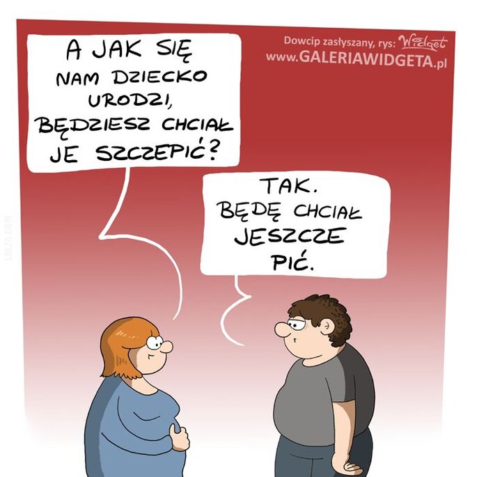 komiczne : Szczepienie dzieci