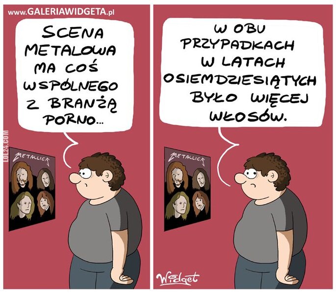 komiczne : Scena metalowa - branża porno