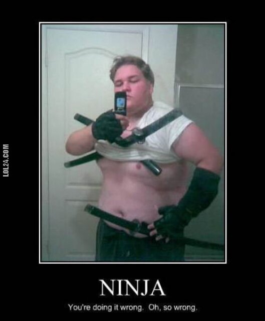 demotywator : Ninja