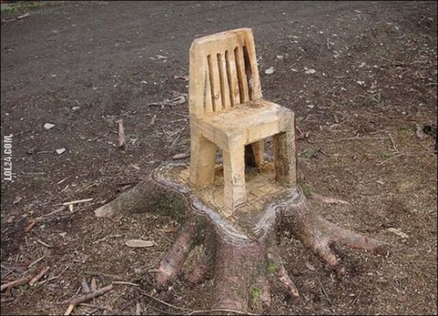 rzeźba, figurka : Krzesło