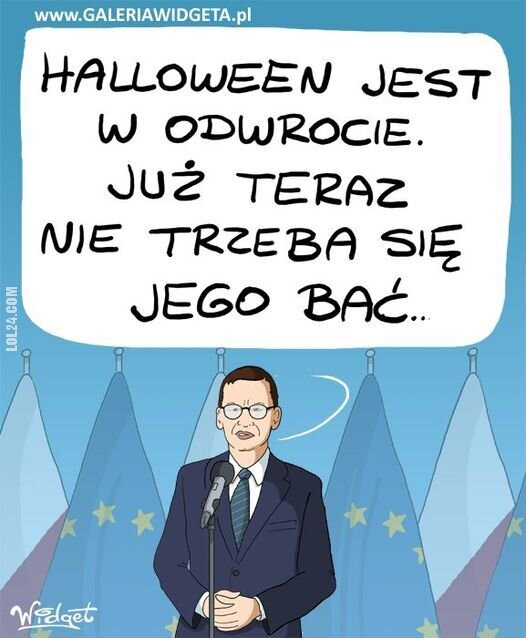 polityka : Halloween - Morawiecki