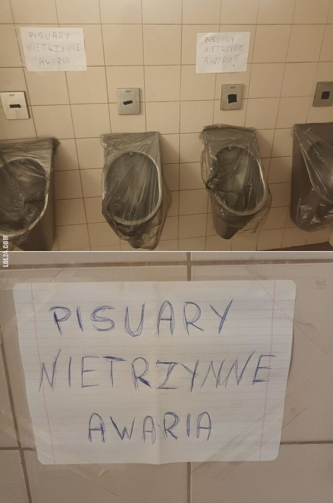 FAIL : "Pisuary nietrzynne"