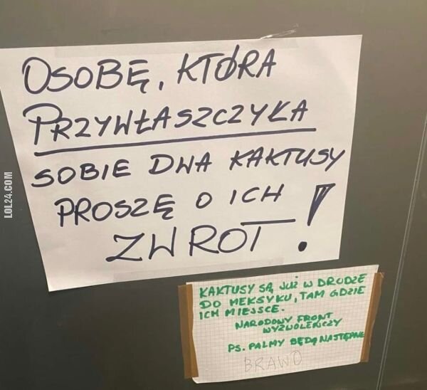 napis, reklama : Front wyzwoleńczy