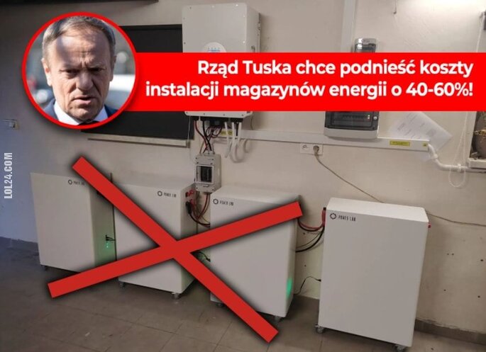 polityka : Rząd Tuska chce podnieść koszty instalacji magazynów energii o 40-60%
