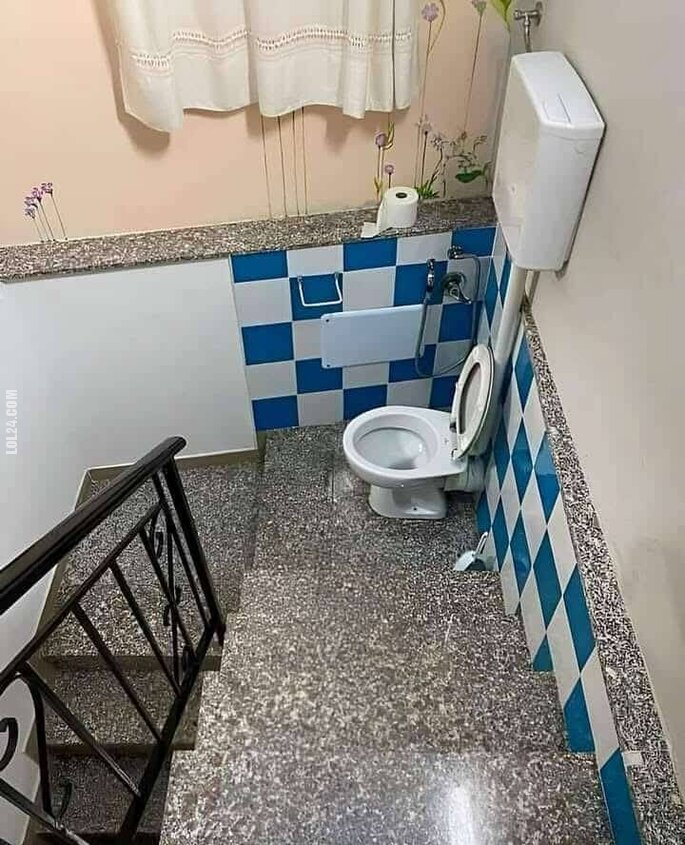 LOL : Toaleta na klatce schodowej?