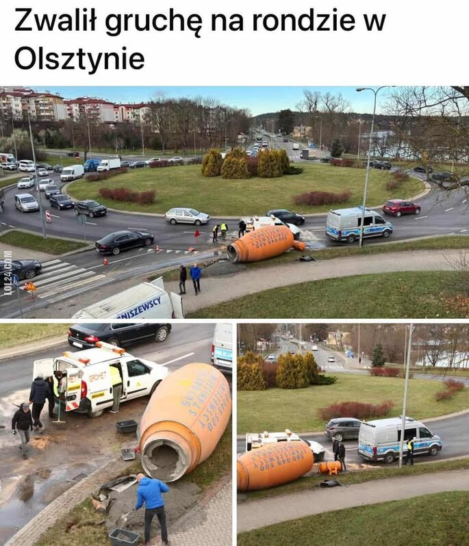 LOL : Zrobił to na rondzie!