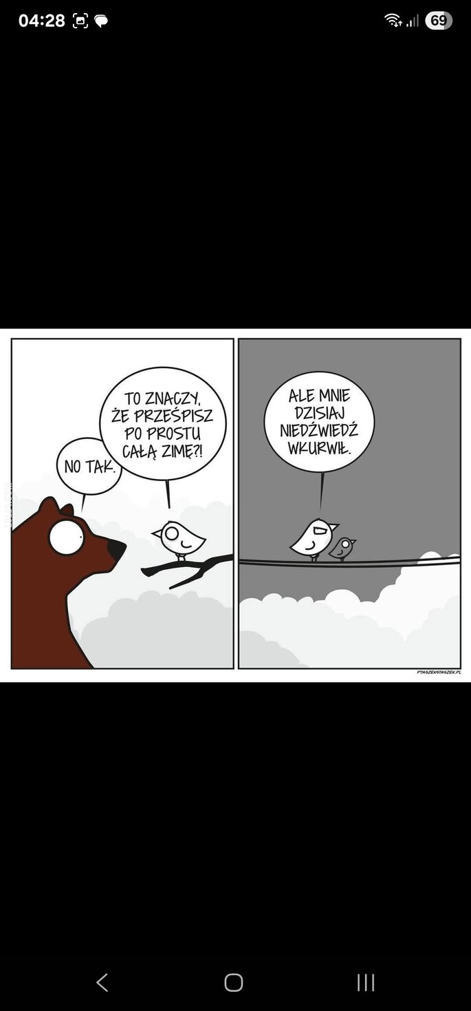 komiczne : Sen zimowy ;)