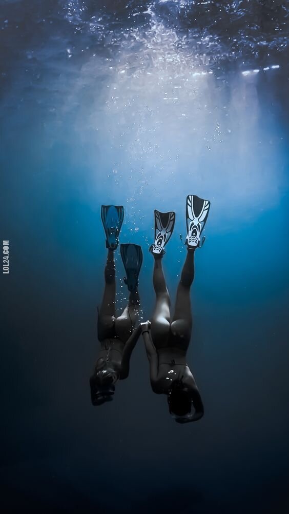 kobieta : Dwa piękna pod wodą