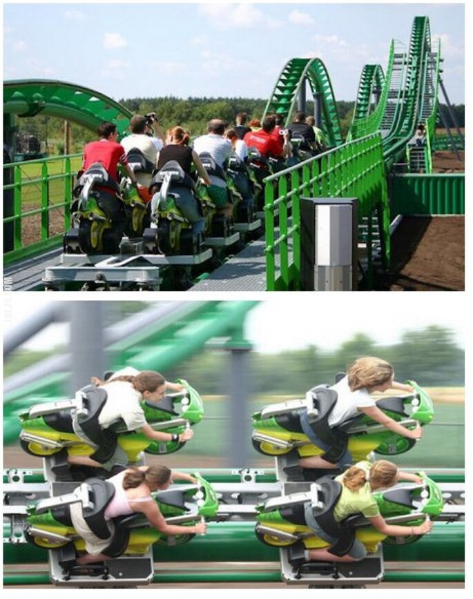 WOW : Motorcycle Rollercoaster