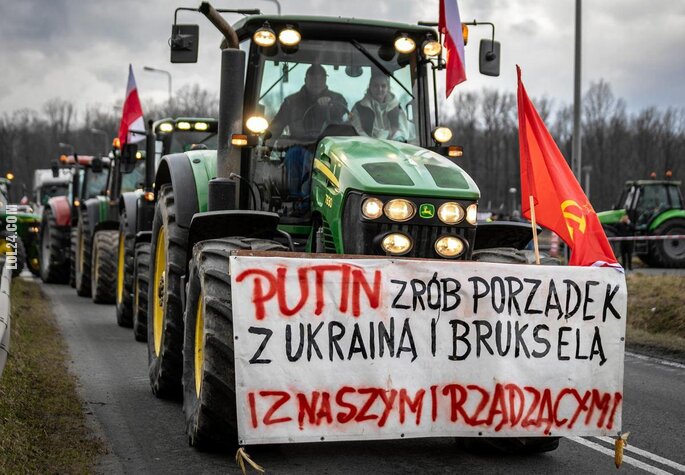 OMG : Skandal na proteście rolników przy A1 Gorzyczki