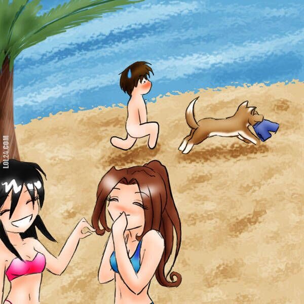 LOL : Piesek na plaży