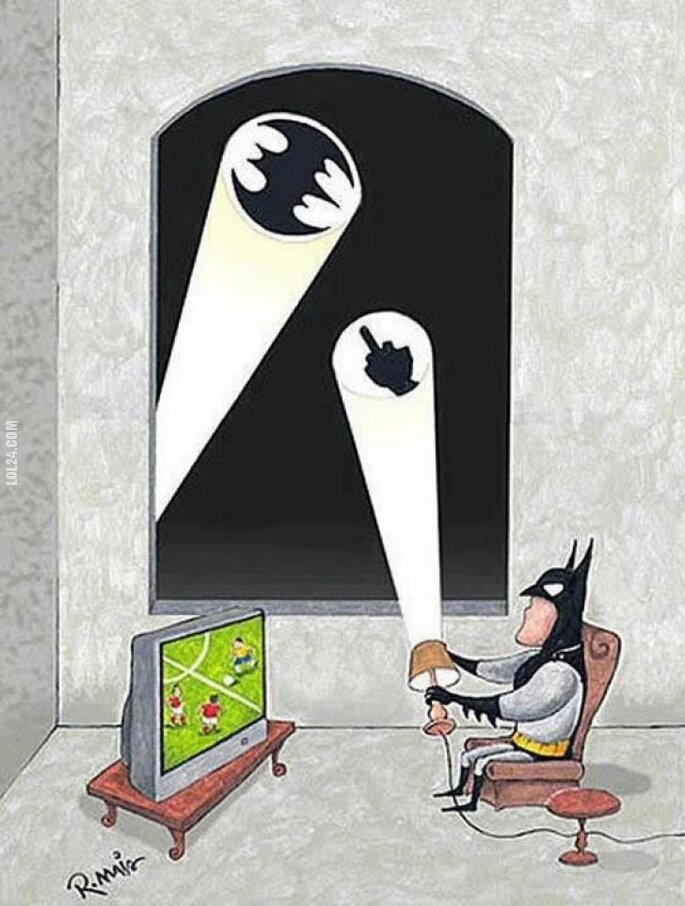 rysunek : Batman jest zajęty