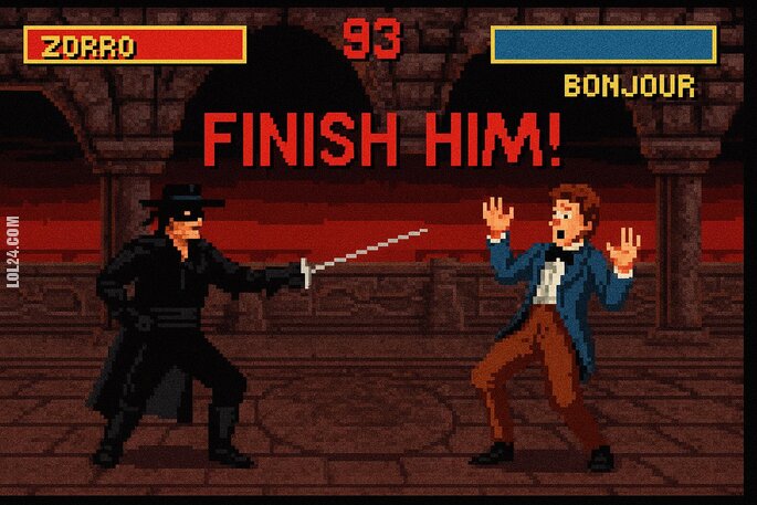 MEM : Zorro vs Bonjour