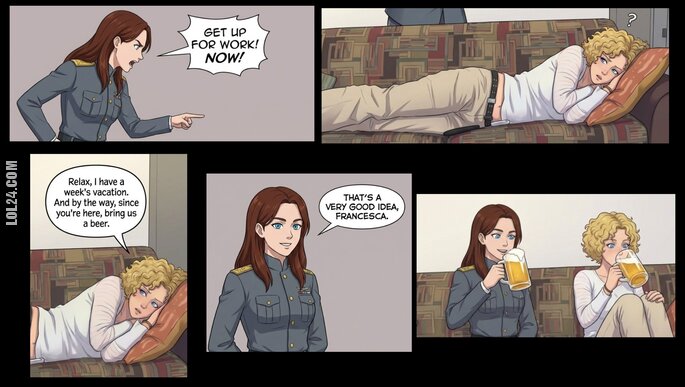 kobieta : Taka koleżanka z pracy to skarb!