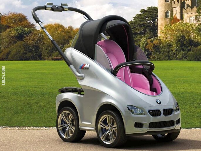 motoryzacja : Wózek dziecięcy BMW