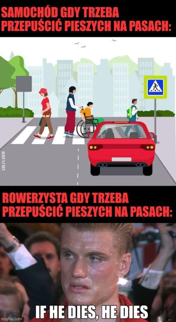 MEM : Rowerzyści i piesi